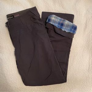 Marmot hiking pants with flannel lining size Small (6)